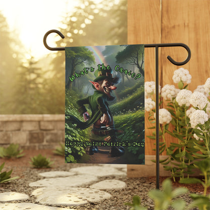 "What's the Craic" Garden Flag