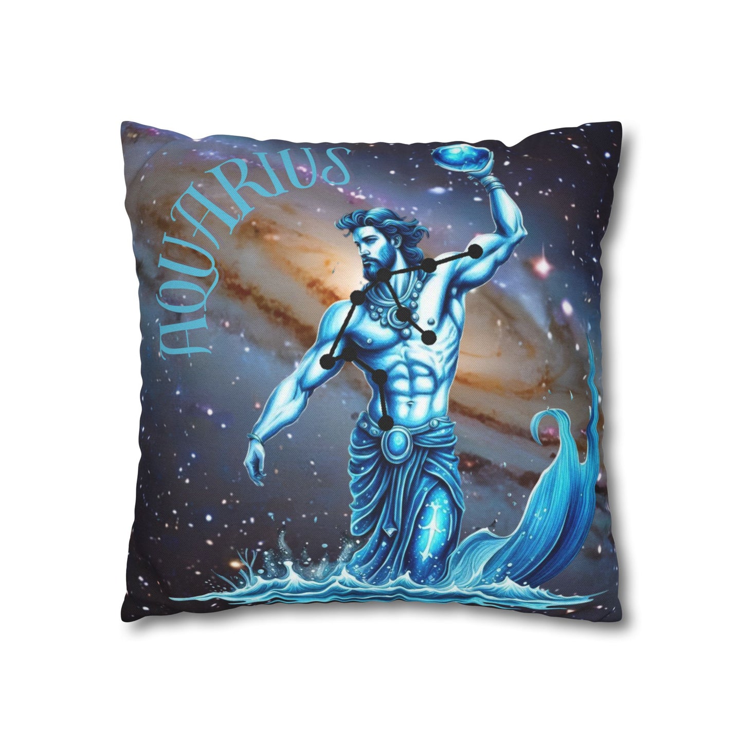 The Zodiac Pillow Cases "Aquarius"