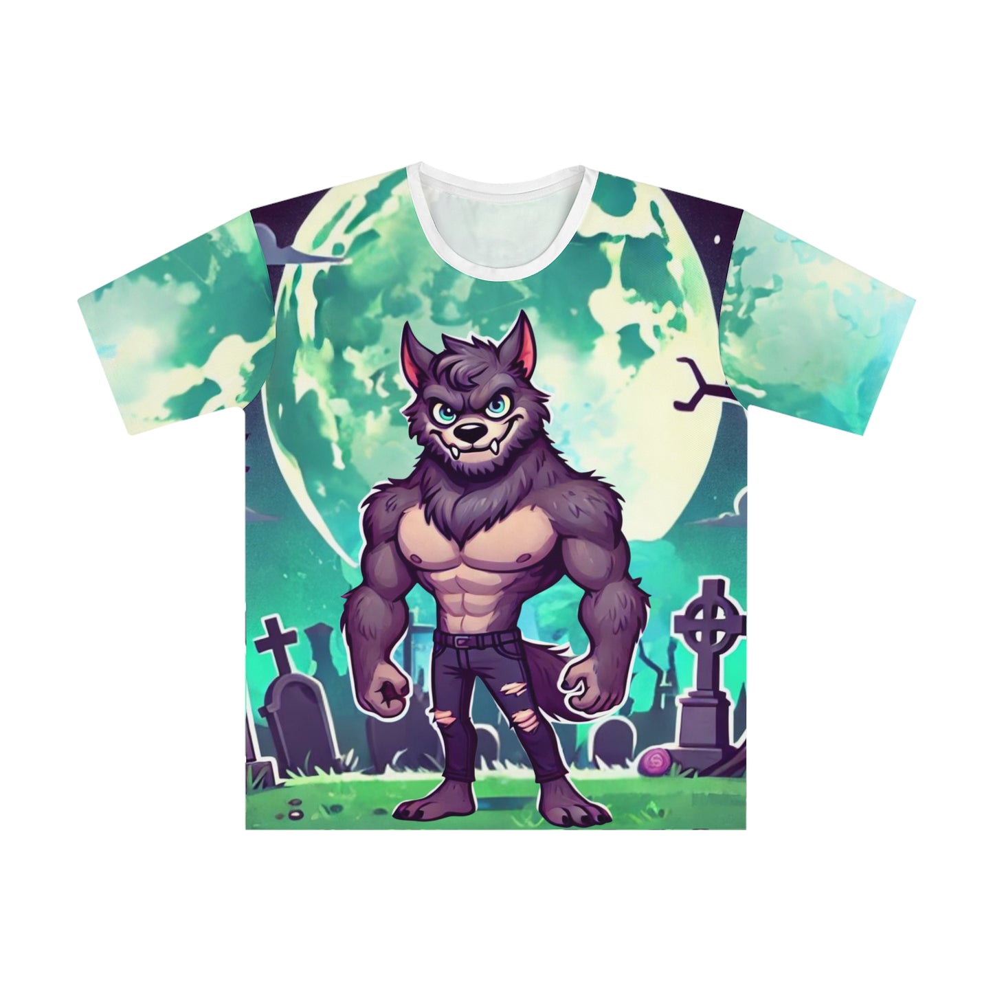 "Wolfie’s Halloween" (AOP) T-Shirt