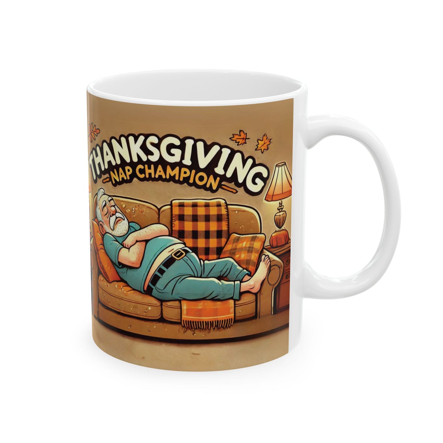 "Nap Champion" 11oz Thanksgiving Day mug