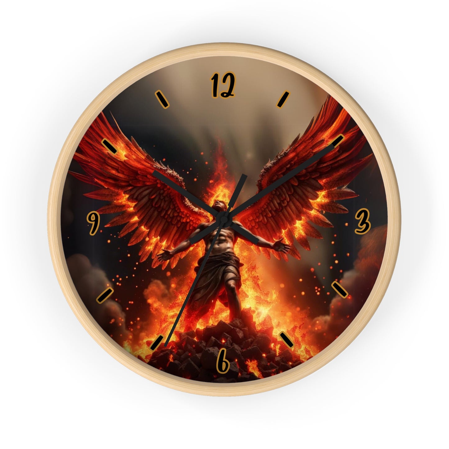 "Fallen Angel" Wall Clock