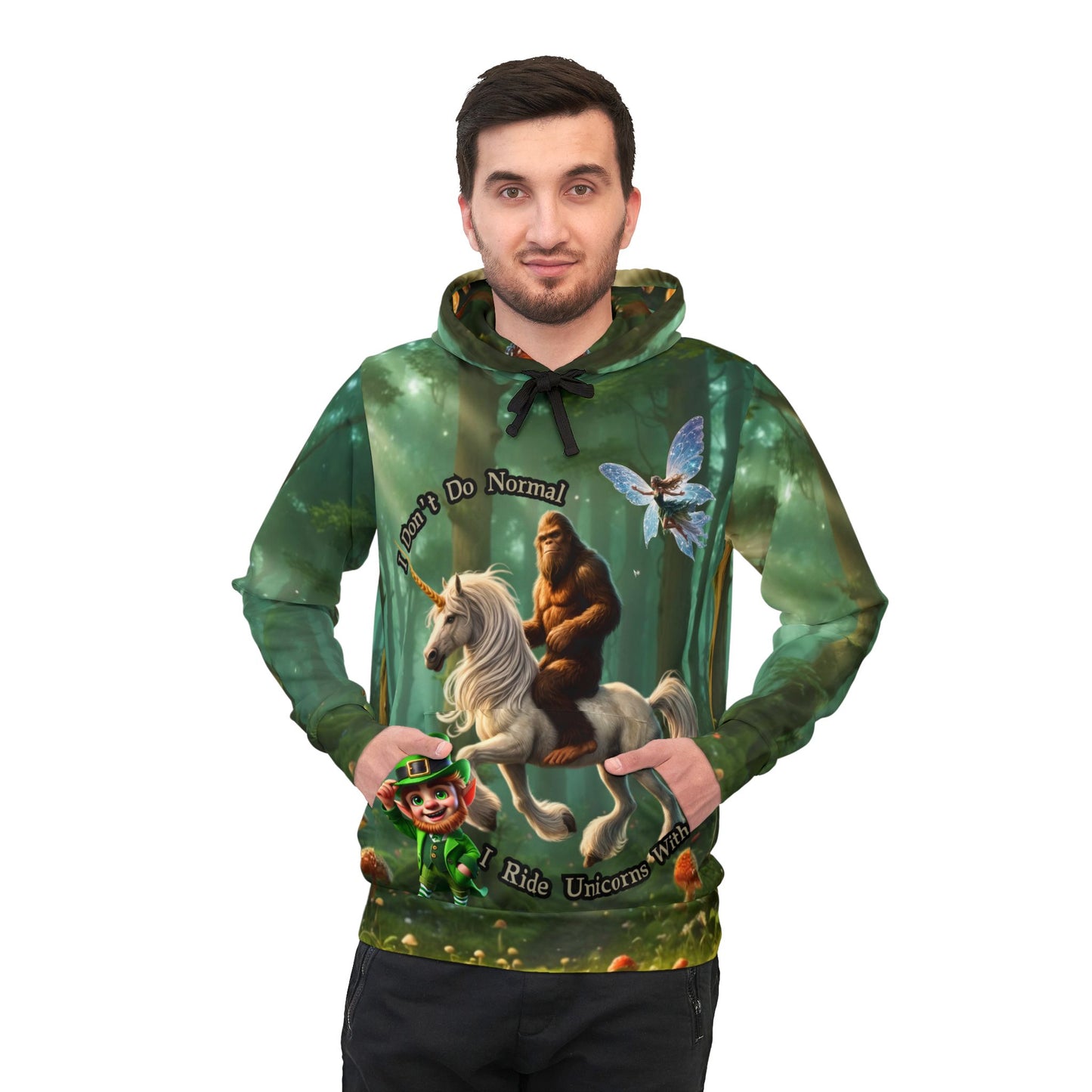 "The Mythic Menagerie" (AOP) Hoodie