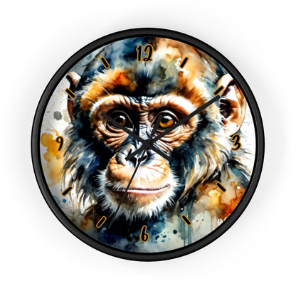 "Chimpanzee Charm" Wall Clock