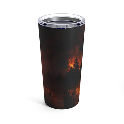 "Blazing Inferno Wolf Spirit" 20oz Tumbler