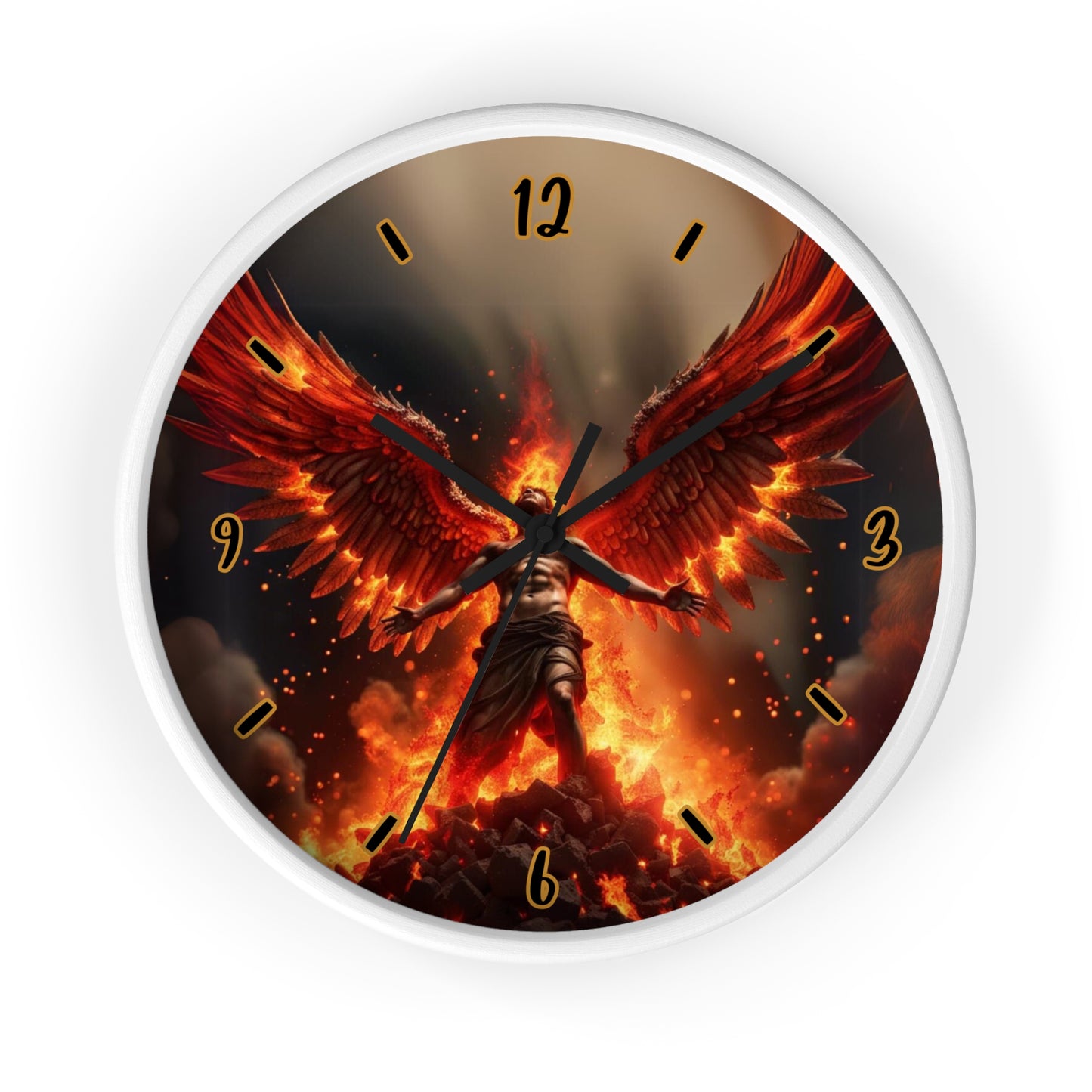 "Fallen Angel" Wall Clock