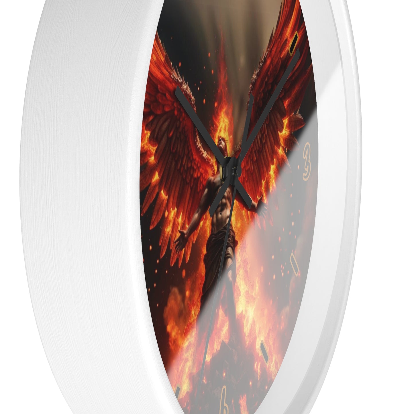 "Fallen Angel" Wall Clock