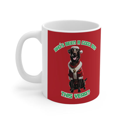 "Who's Been A Good Boy" Labrador 11oz Mug