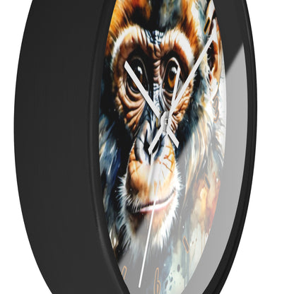 "Chimpanzee Charm" Wall Clock