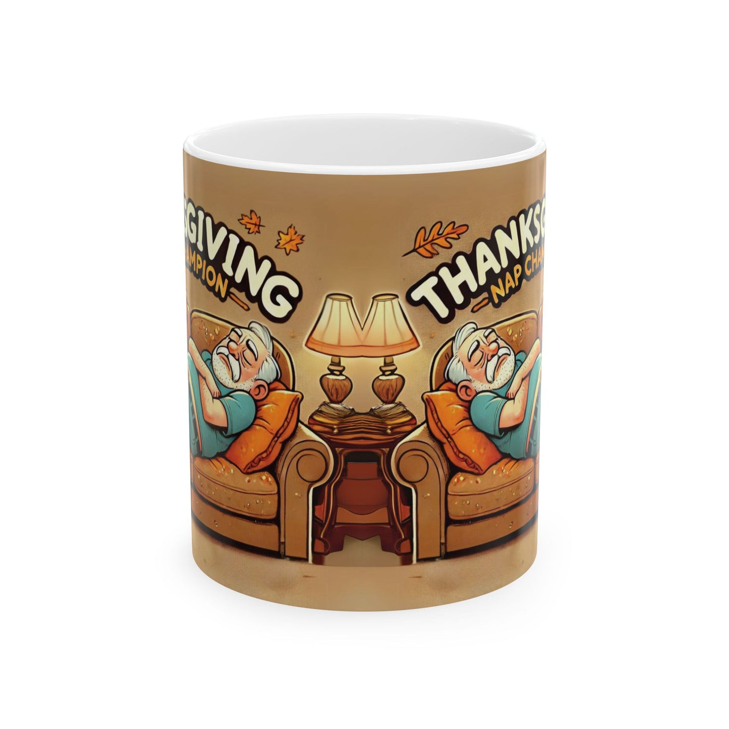 "Nap Champion" 11oz Thanksgiving Day mug