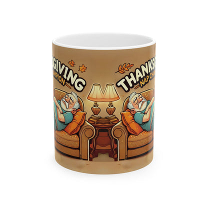 "Nap Champion" 11oz Thanksgiving Day mug