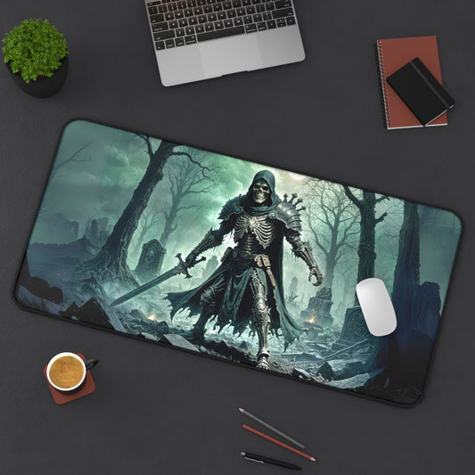 "Skeleton Warrior" Desk Mat