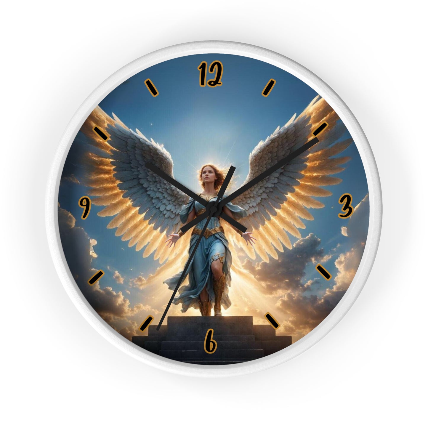 "Divine Guardian" Wall Clock