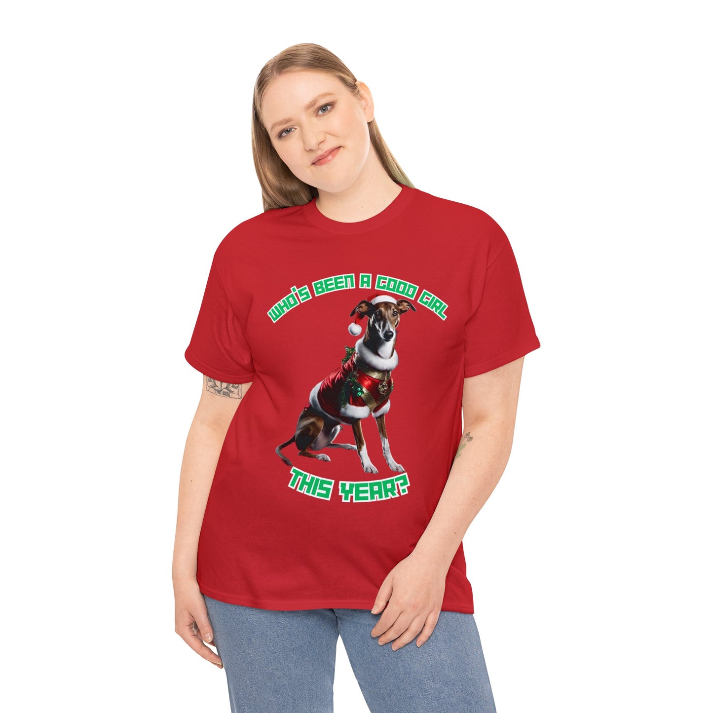 "Who's Been A Good Girl" Greyhound Tee