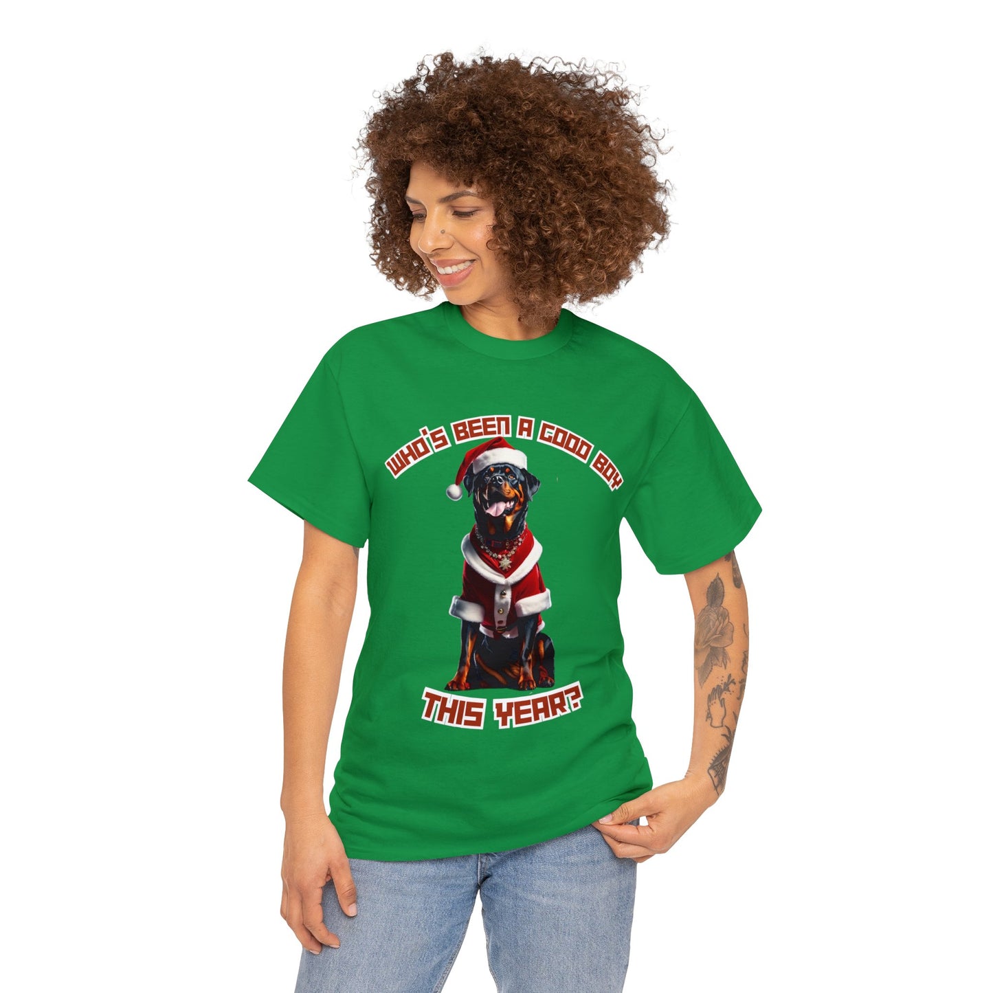 "Who's Been A Good Boy" Rottweiler Tee