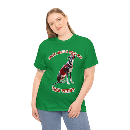 "Who's Been A Good Boy" Greyhound Tee