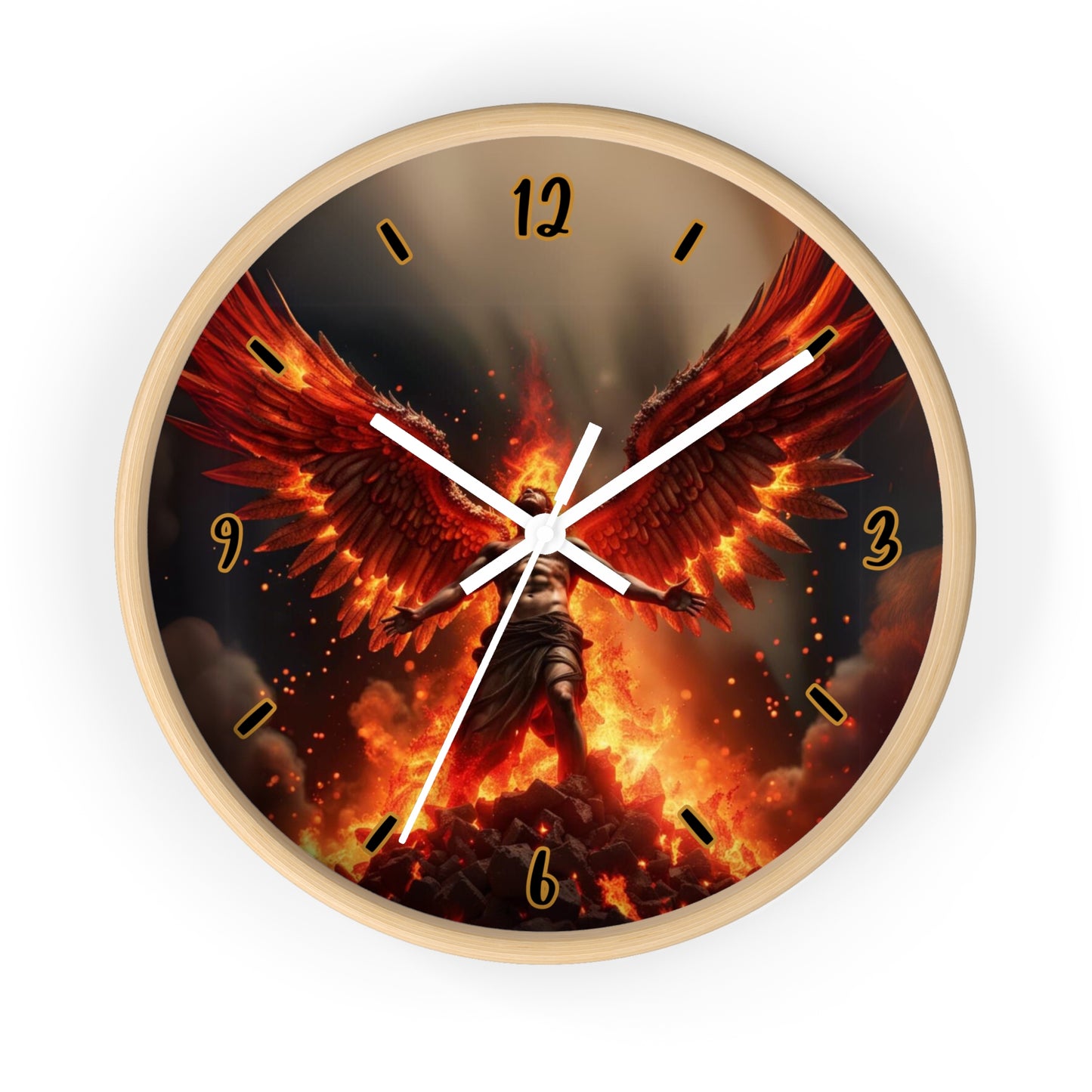 "Fallen Angel" Wall Clock