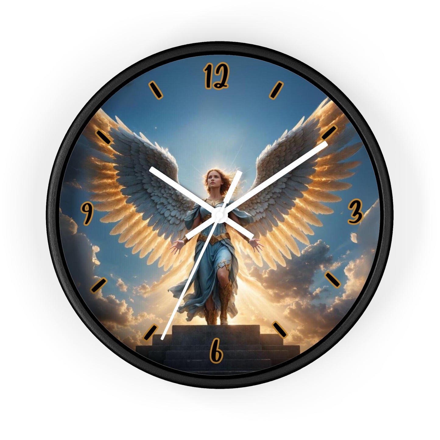 "Divine Guardian" Wall Clock