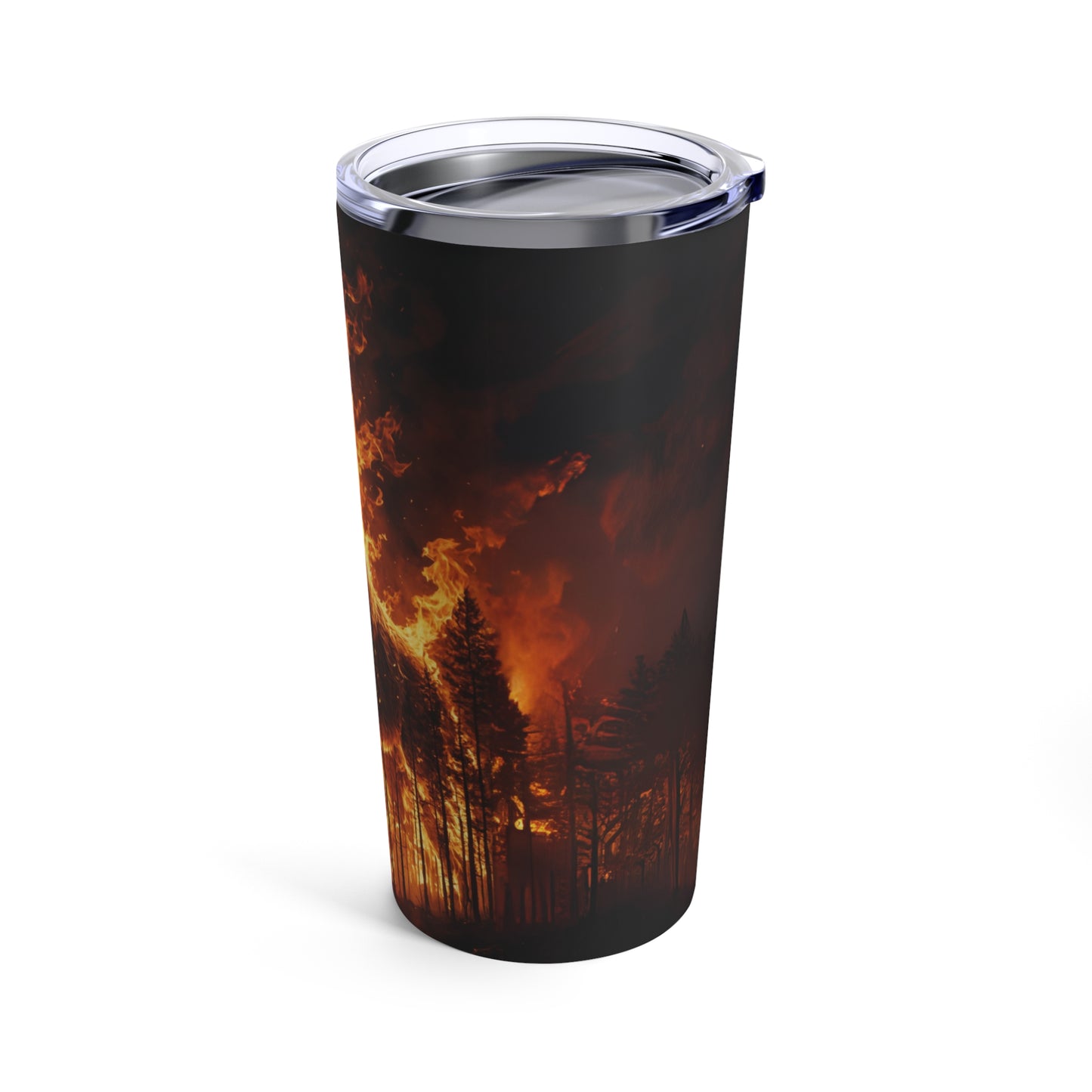 "Blazing Inferno Wolf Spirit" 20oz Tumbler