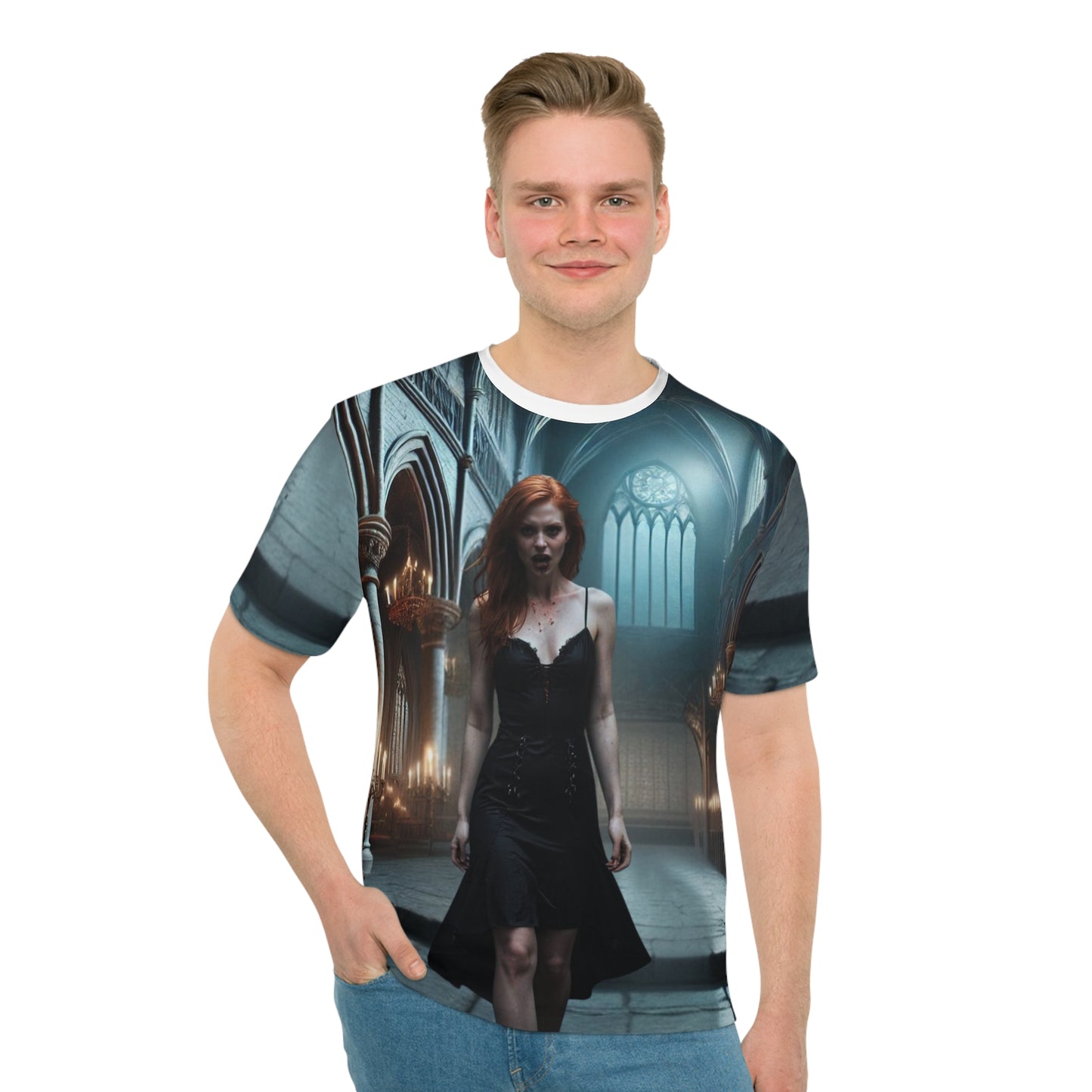 "The Vampire's Bride" (AOP) T-Shirt