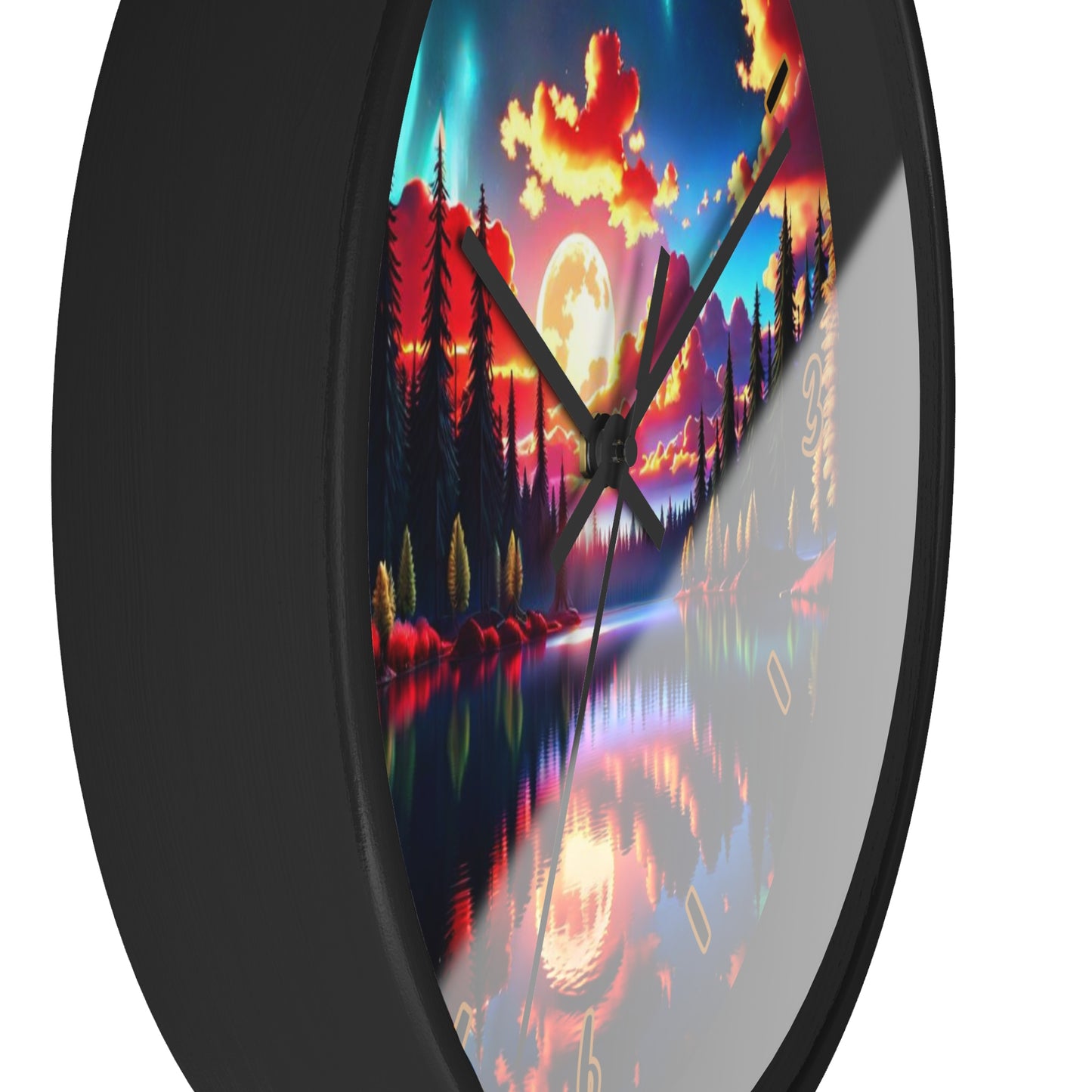 "Sunset Aurora" Wall Clock