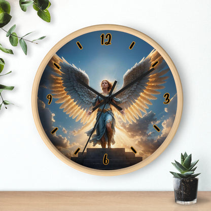 "Divine Guardian" Wall Clock