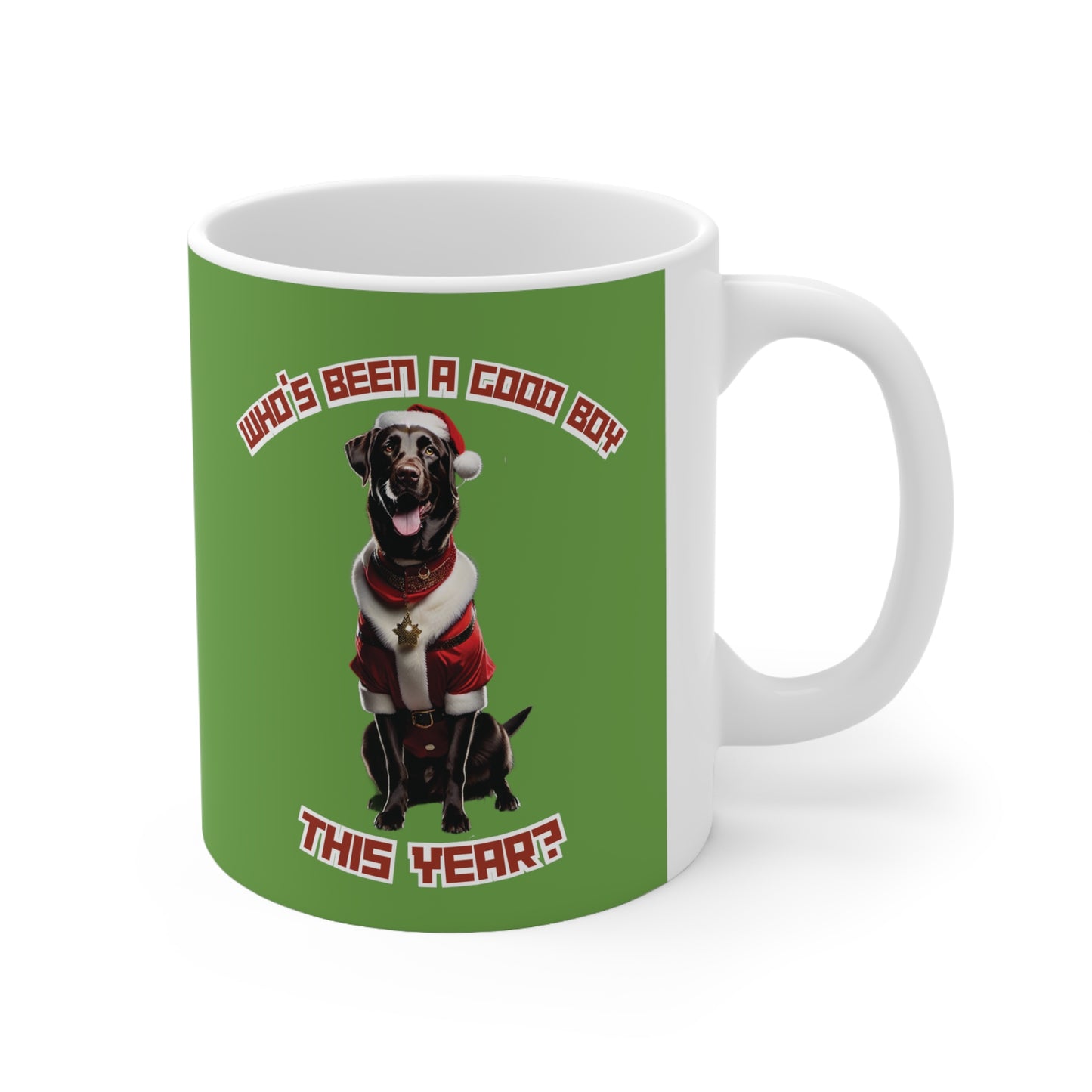 "Who's Been A Good Boy" Labrador 11oz Mug