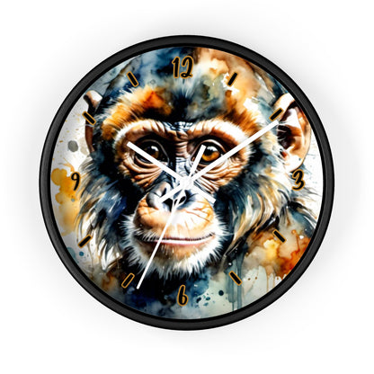 "Chimpanzee Charm" Wall Clock