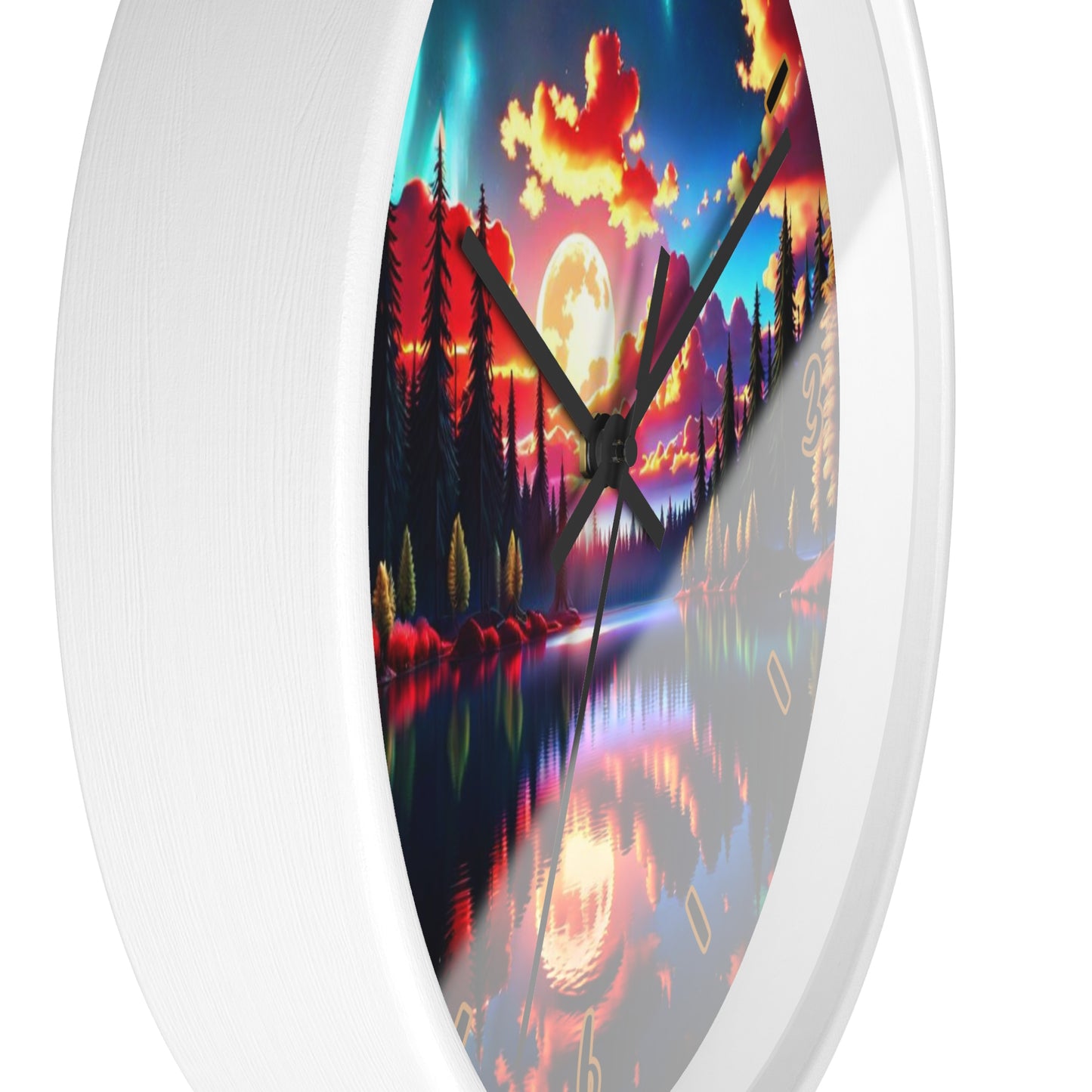 "Sunset Aurora" Wall Clock