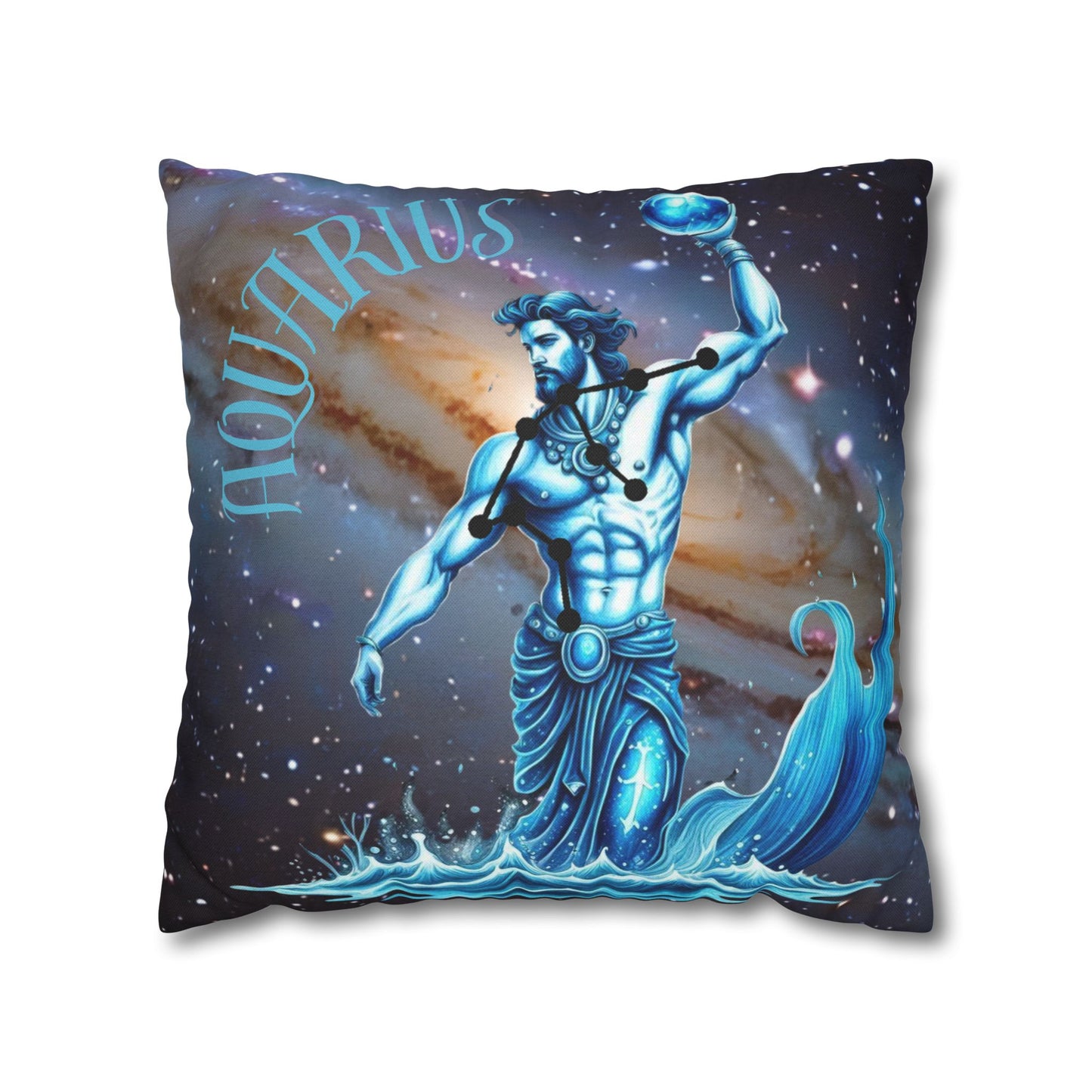 The Zodiac Pillow Cases "Aquarius"