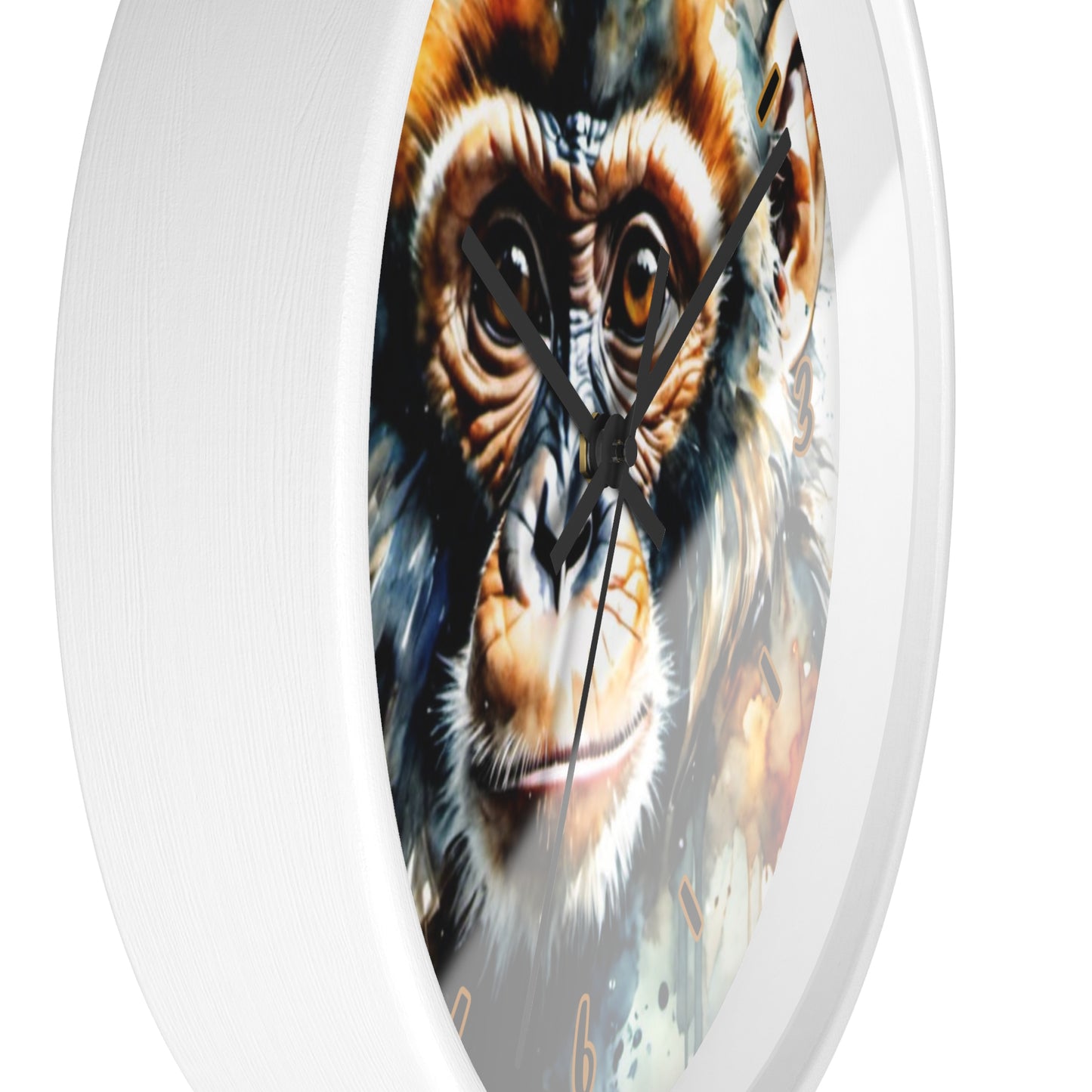 "Chimpanzee Charm" Wall Clock