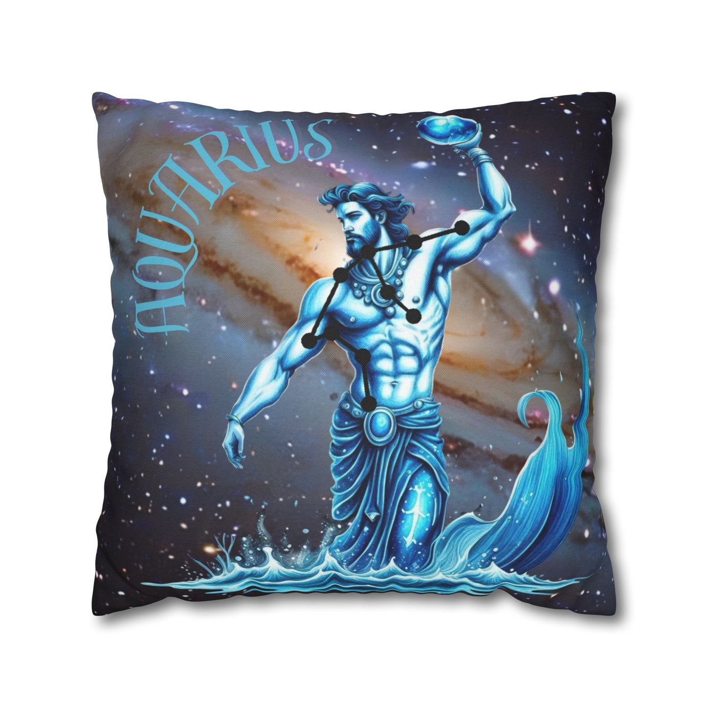 The Zodiac Pillow Cases "Aquarius"