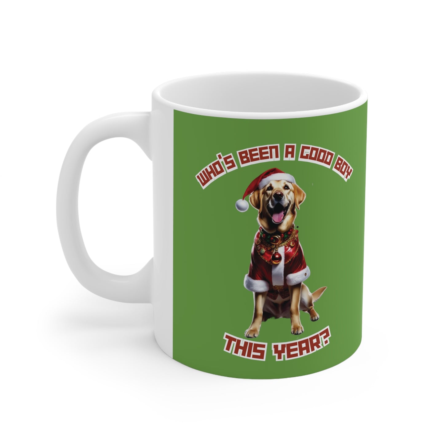 "Who's Been A Good Boy" Golden Retriever 11oz Mug