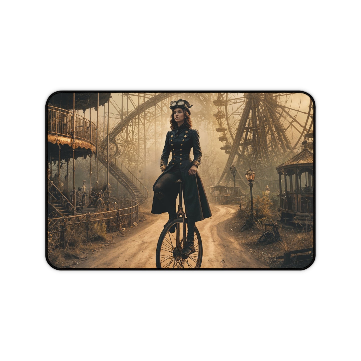 "Steampunk Voyager" Desk Mat