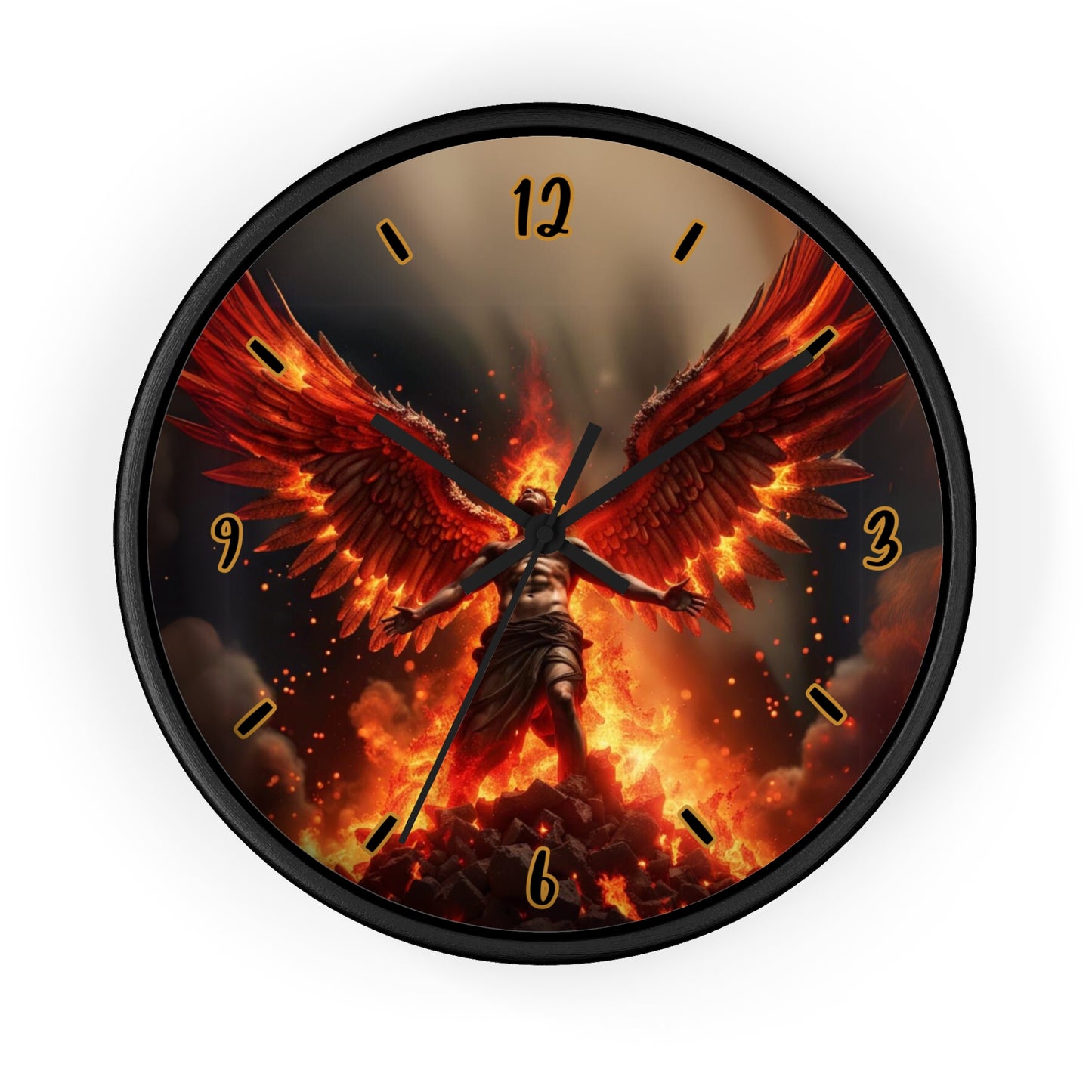 "Fallen Angel" Wall Clock