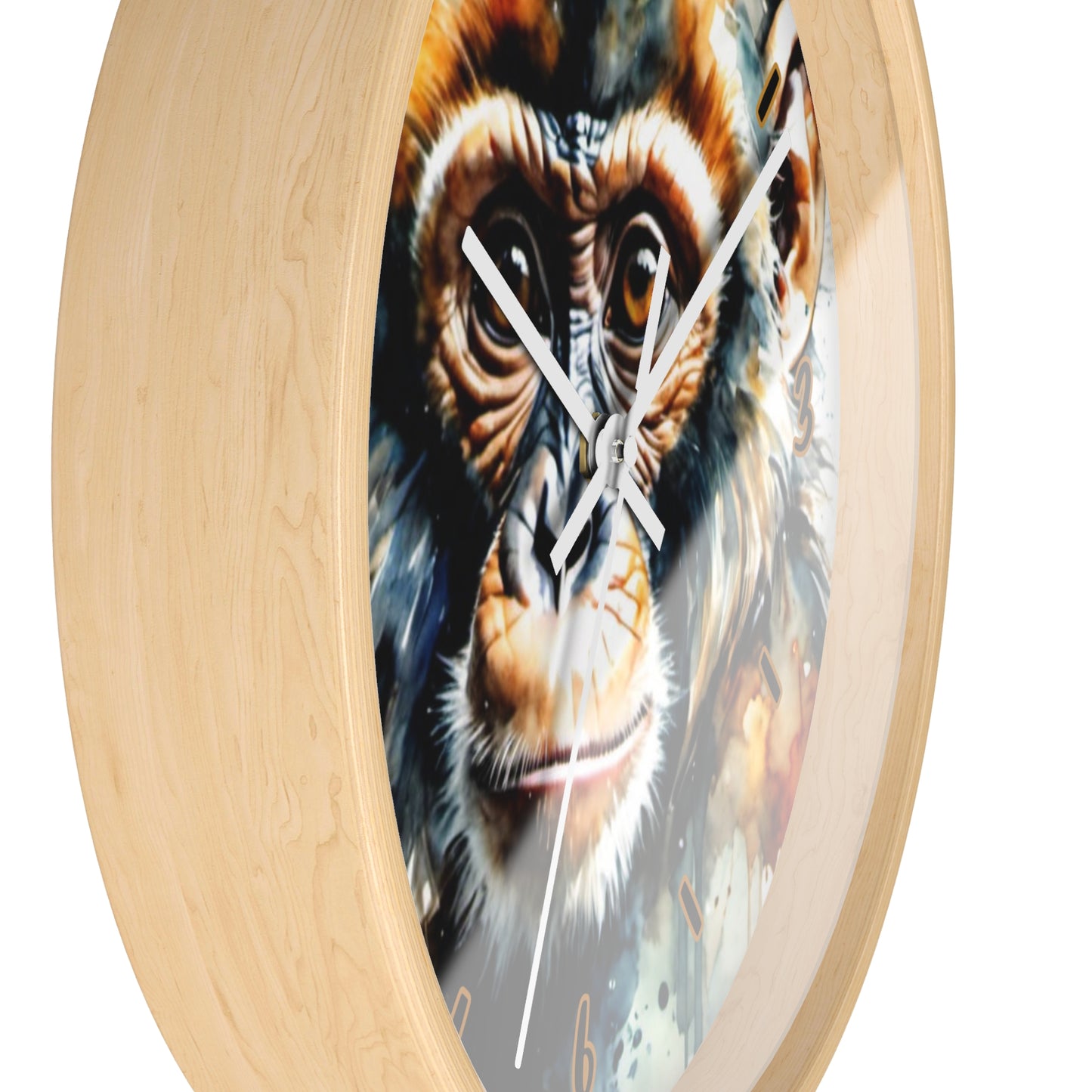 "Chimpanzee Charm" Wall Clock