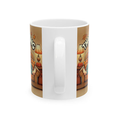 "Nap Champion" 11oz Thanksgiving Day mug