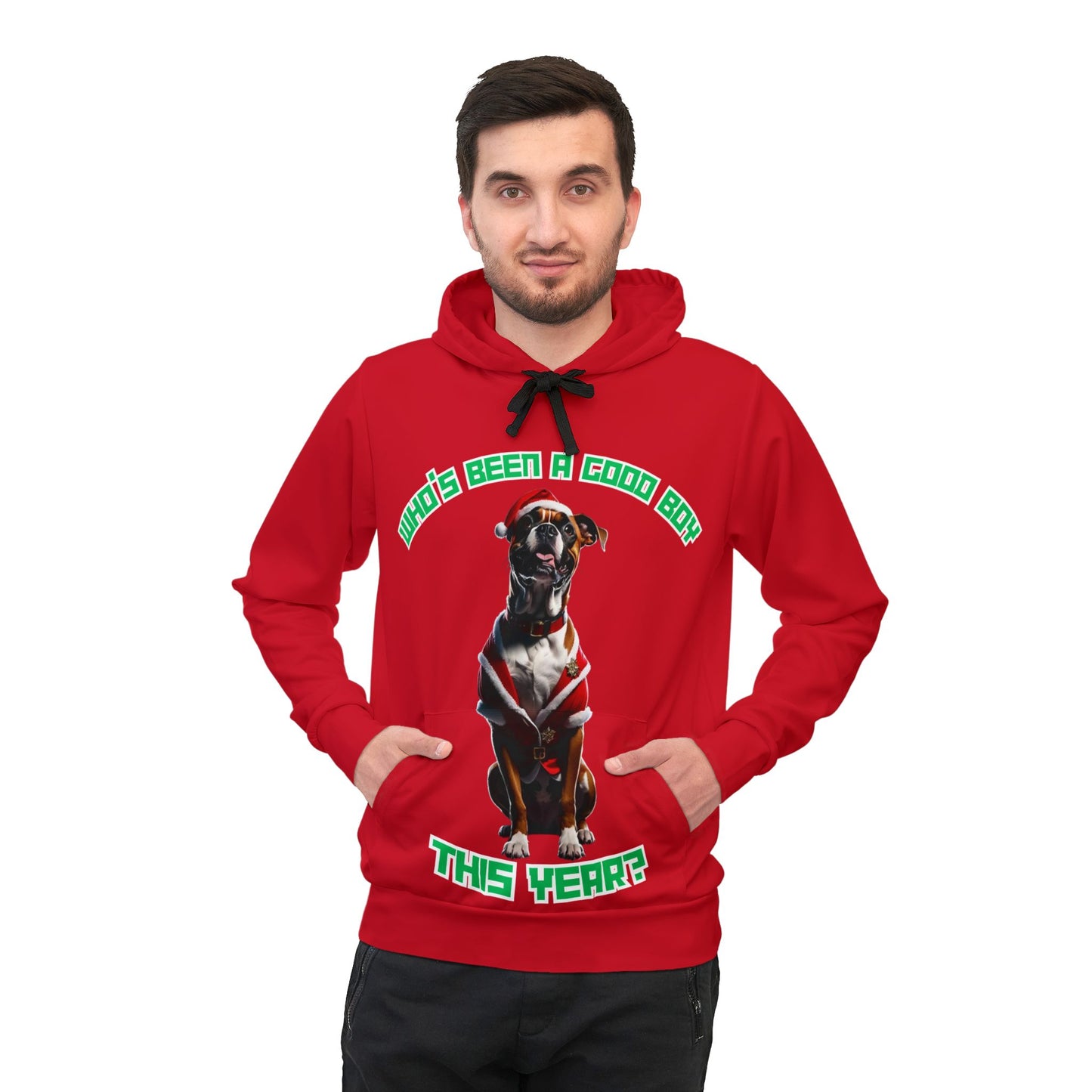 "Who's Been A Good Boy" (AOP) Hoodie