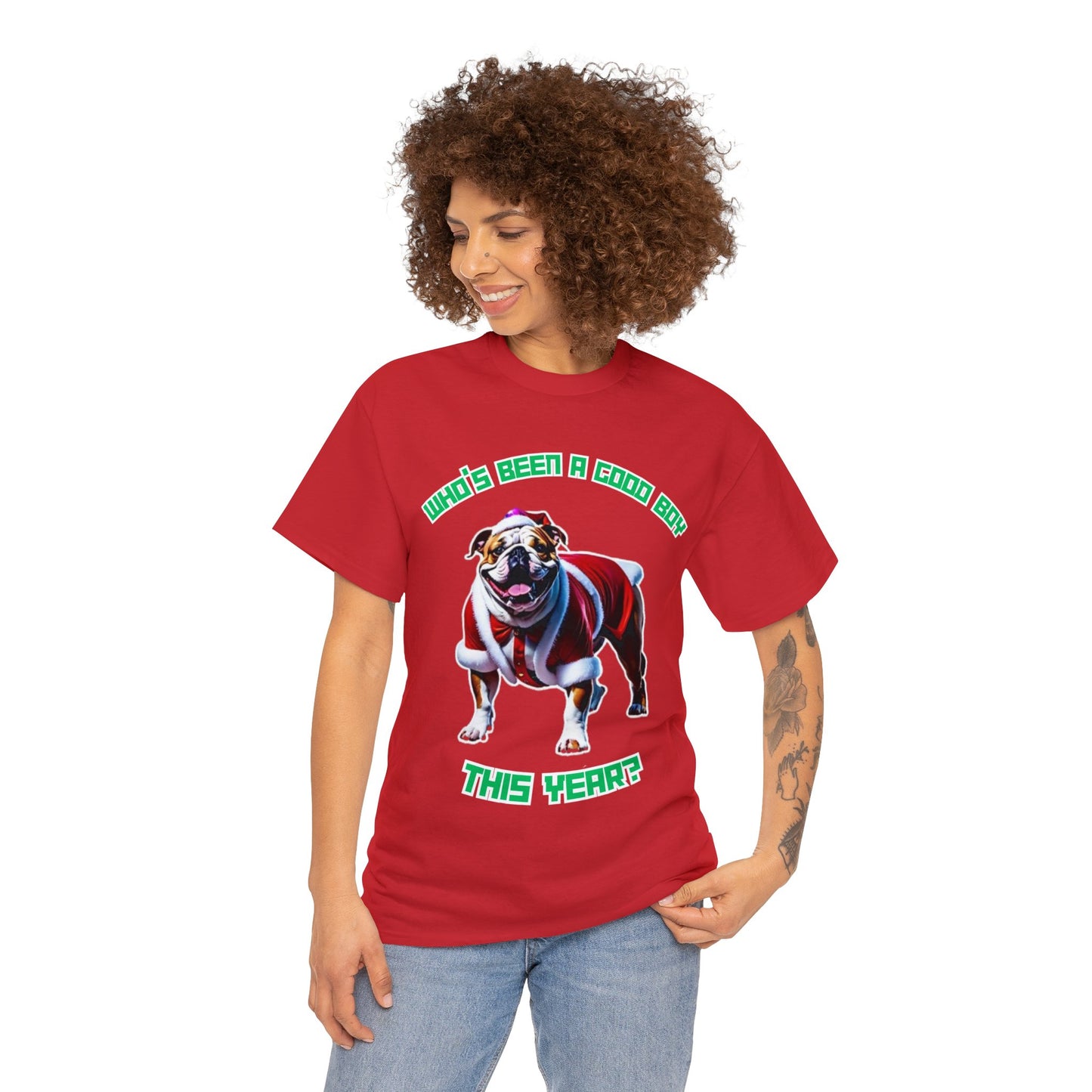 "Who's Been A Good Boy" English Bulldog Tee