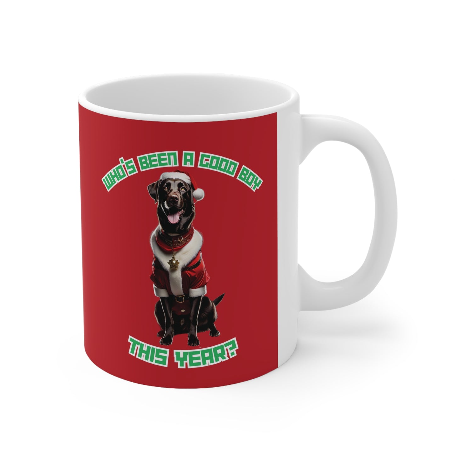 "Who's Been A Good Boy" Labrador 11oz Mug