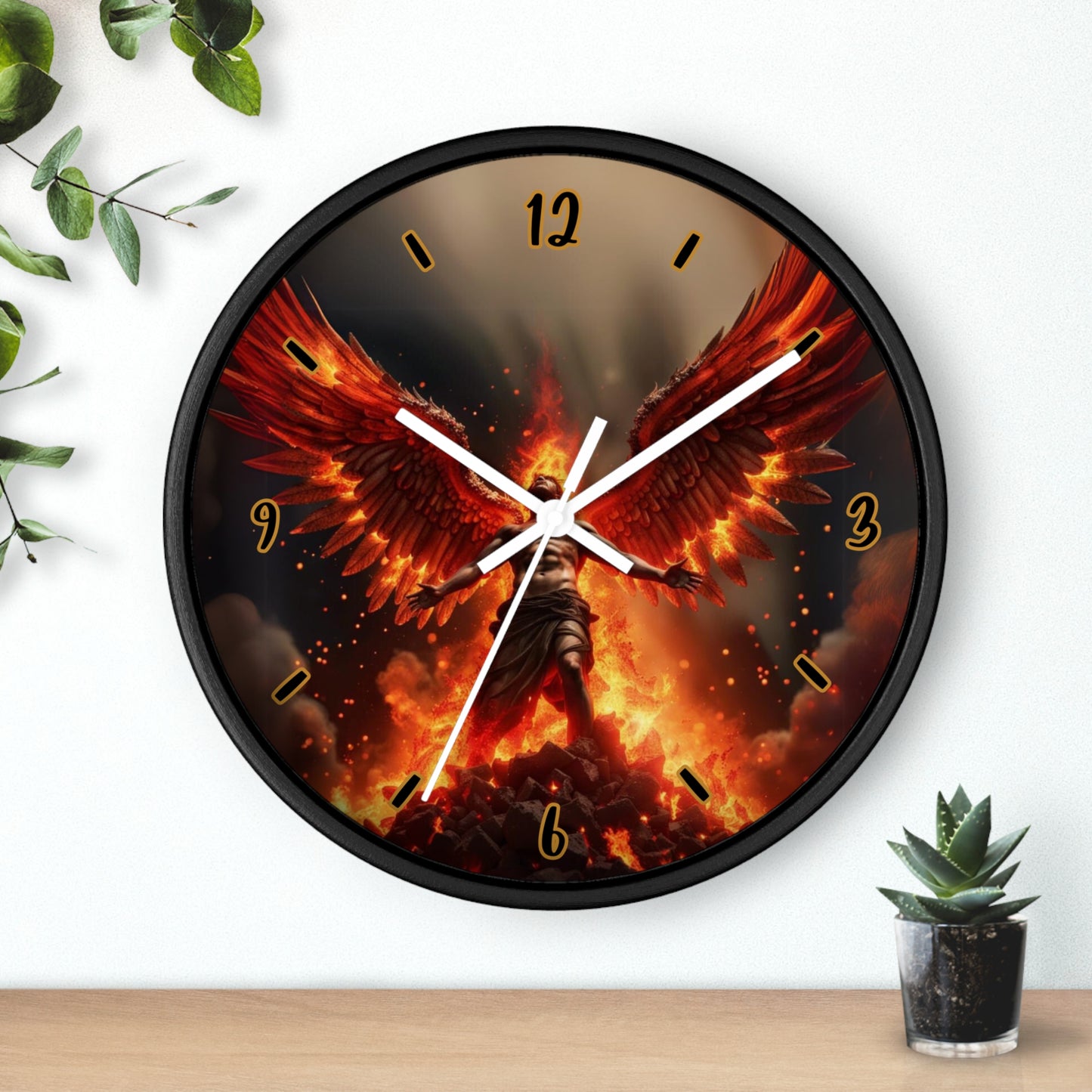 "Fallen Angel" Wall Clock