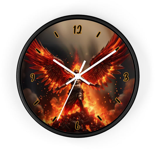 "Fallen Angel" Wall Clock