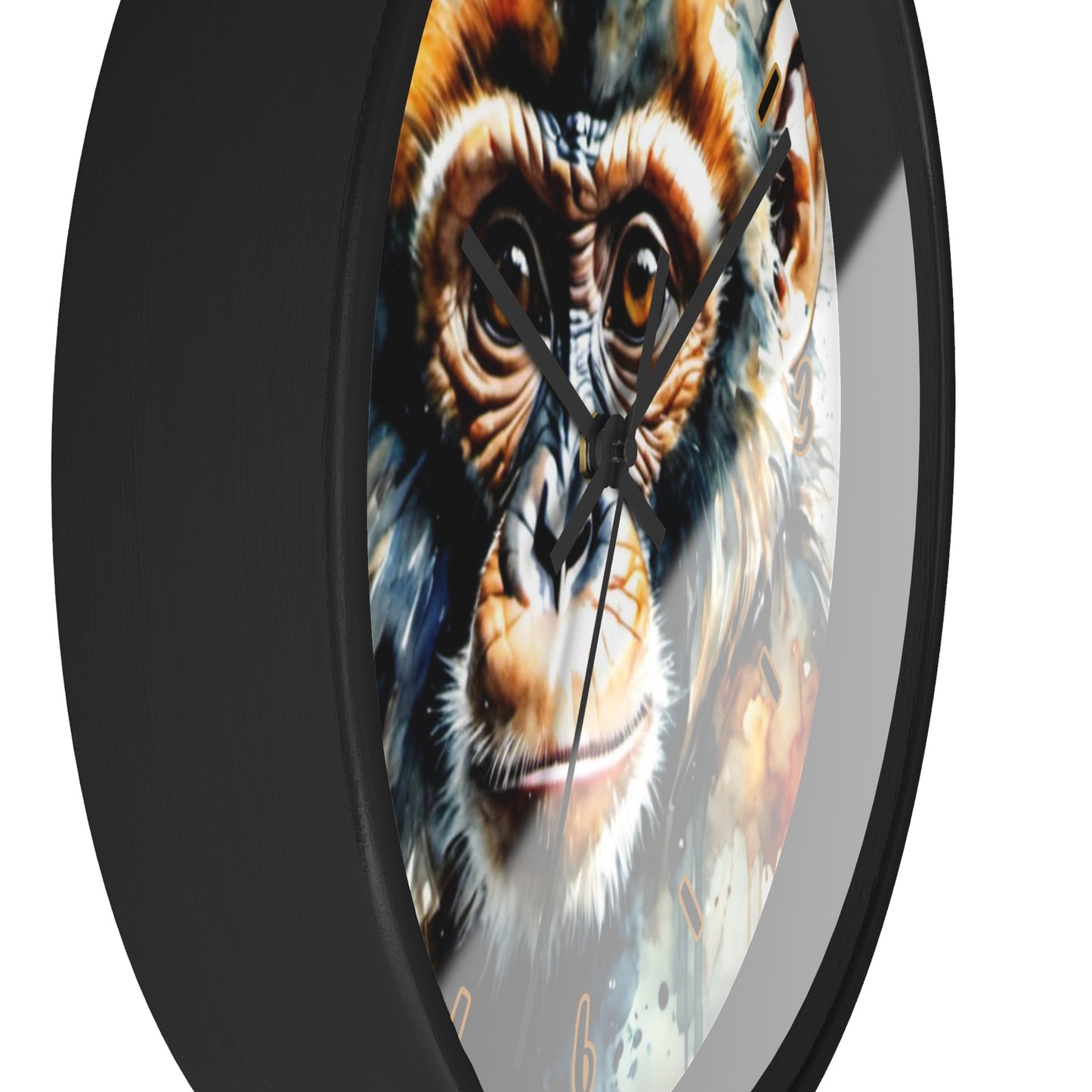 "Chimpanzee Charm" Wall Clock