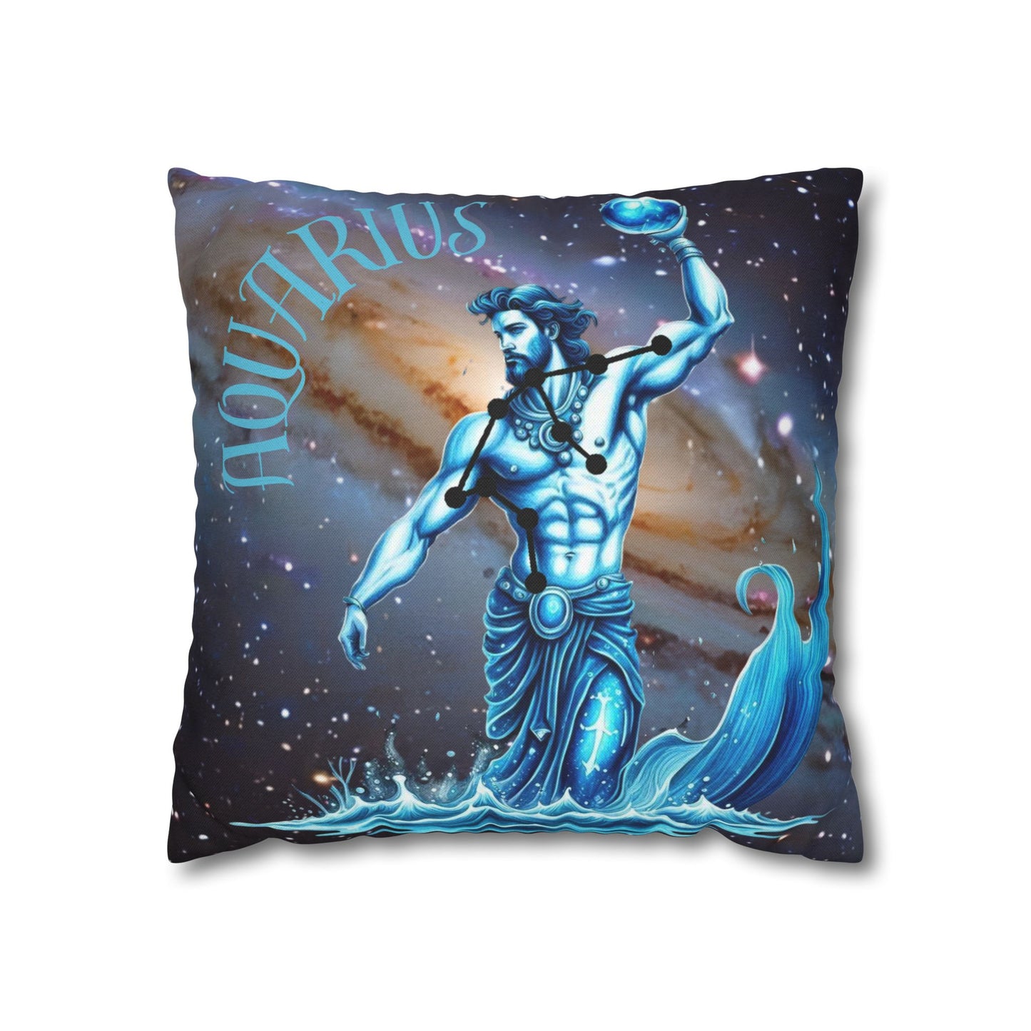 The Zodiac Pillow Cases "Aquarius"