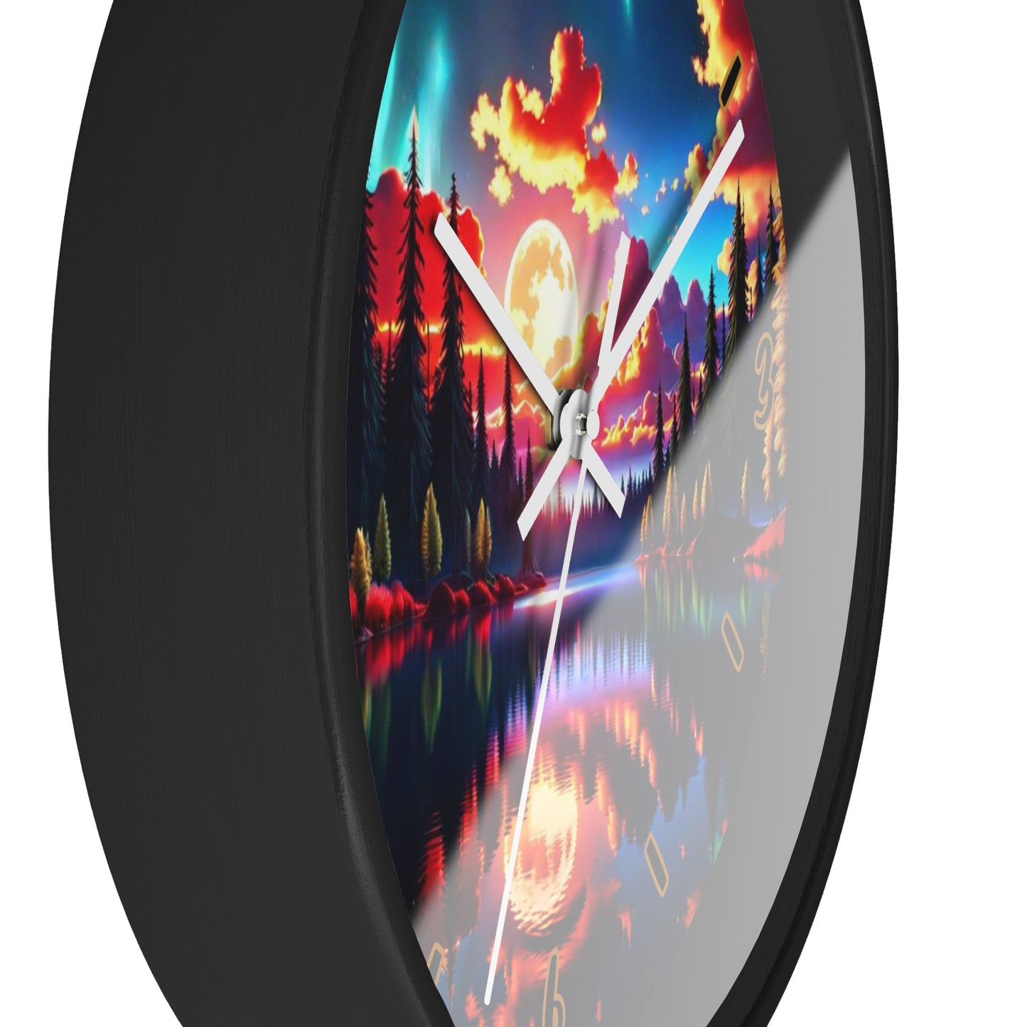 "Sunset Aurora" Wall Clock