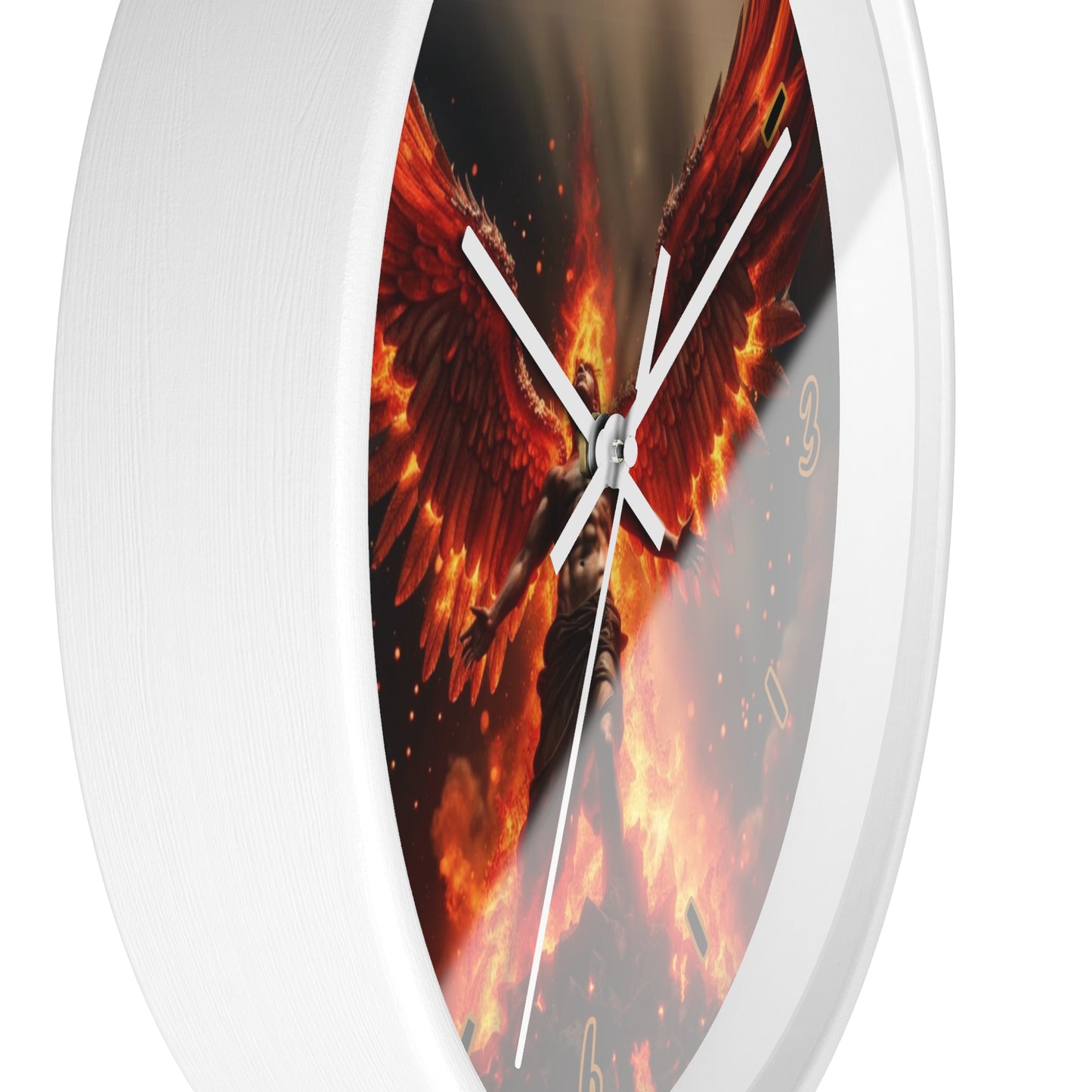 "Fallen Angel" Wall Clock