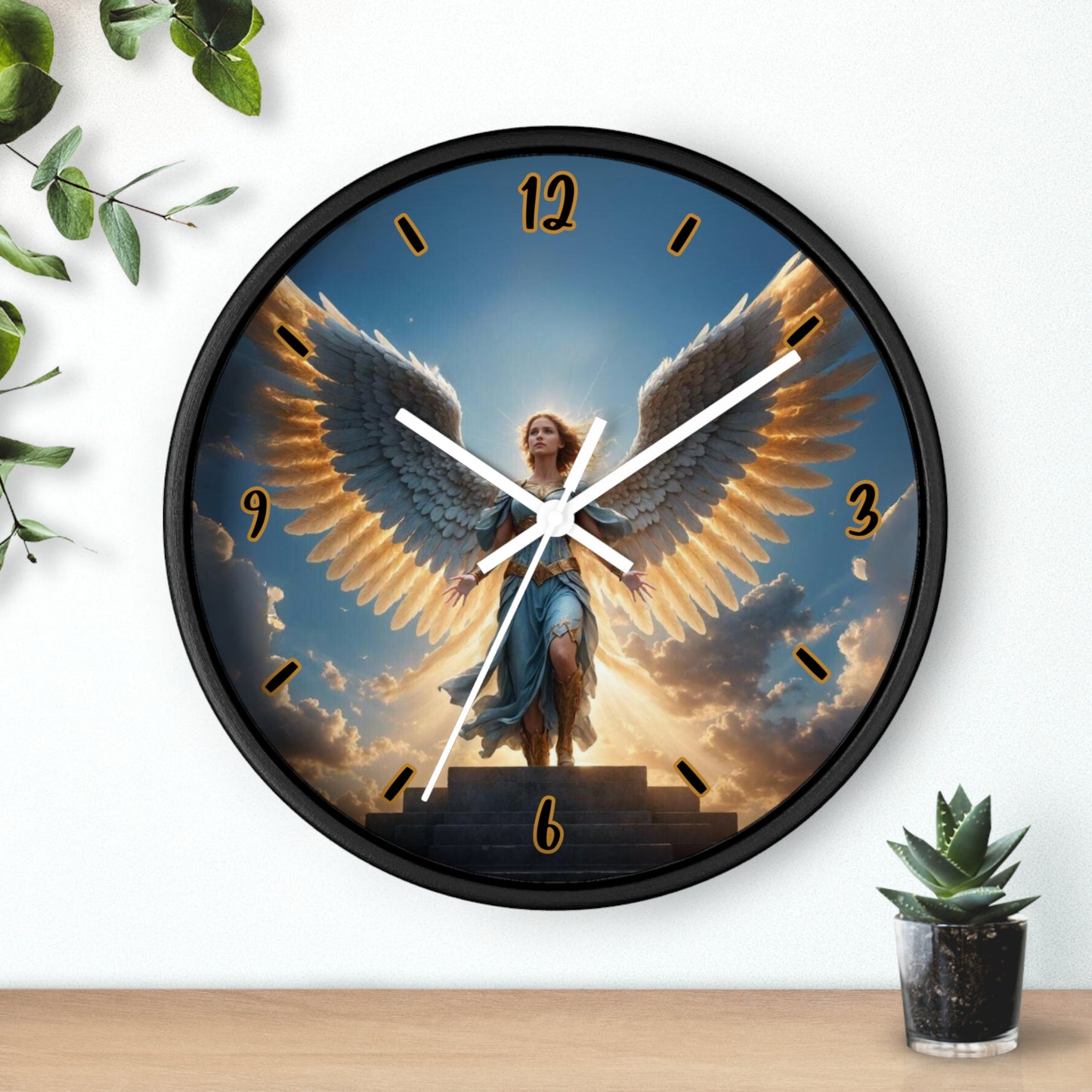 "Divine Guardian" Wall Clock