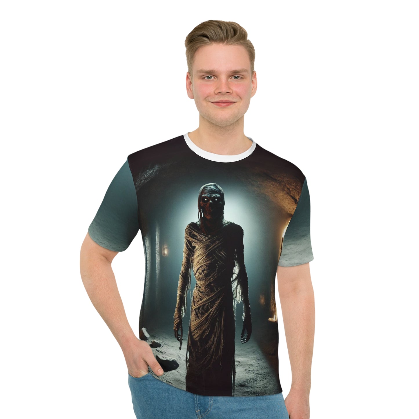 "Menacing Mummy" (AOP) T-Shirt