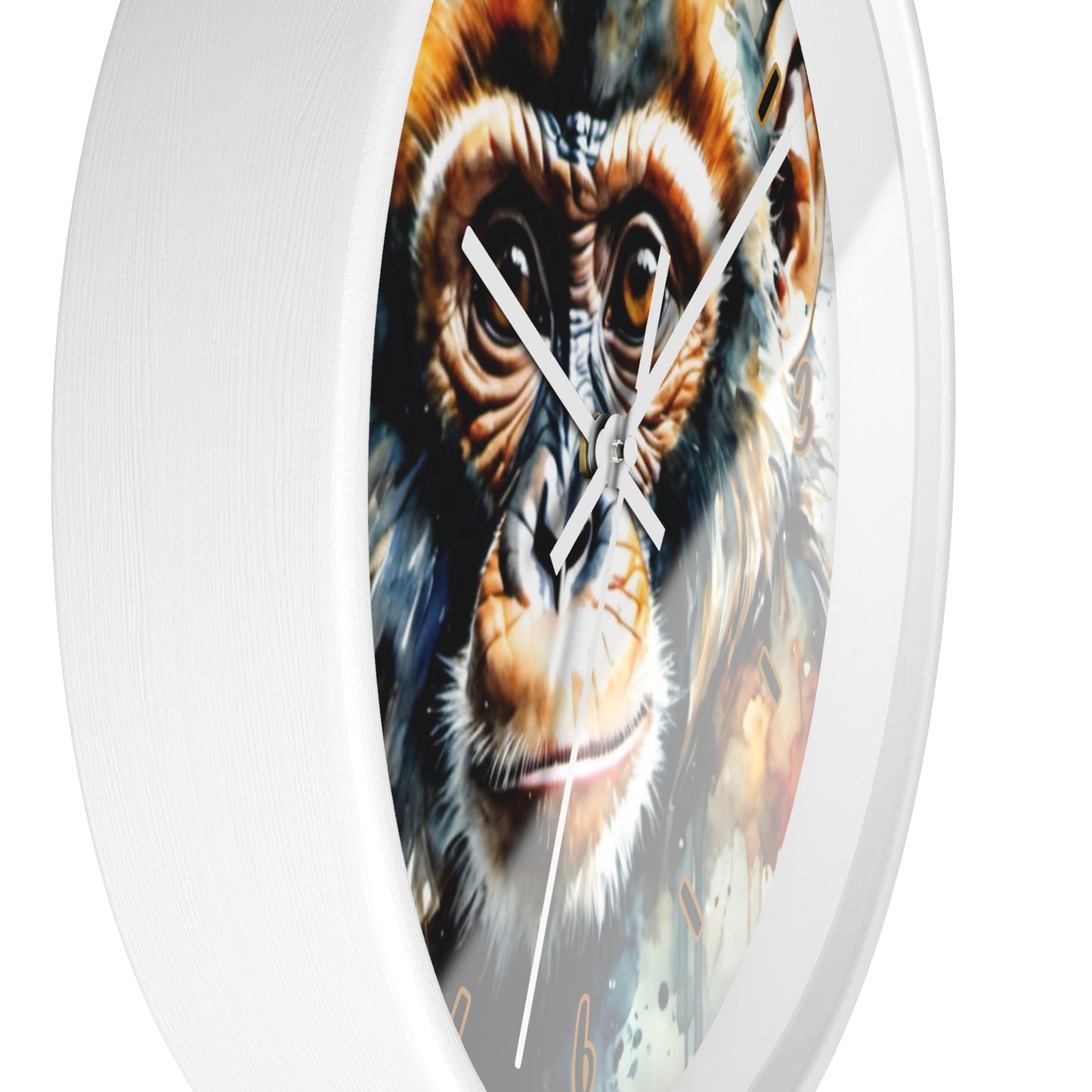 "Chimpanzee Charm" Wall Clock