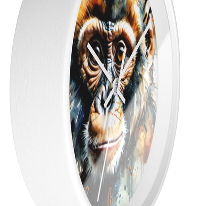 "Chimpanzee Charm" Wall Clock