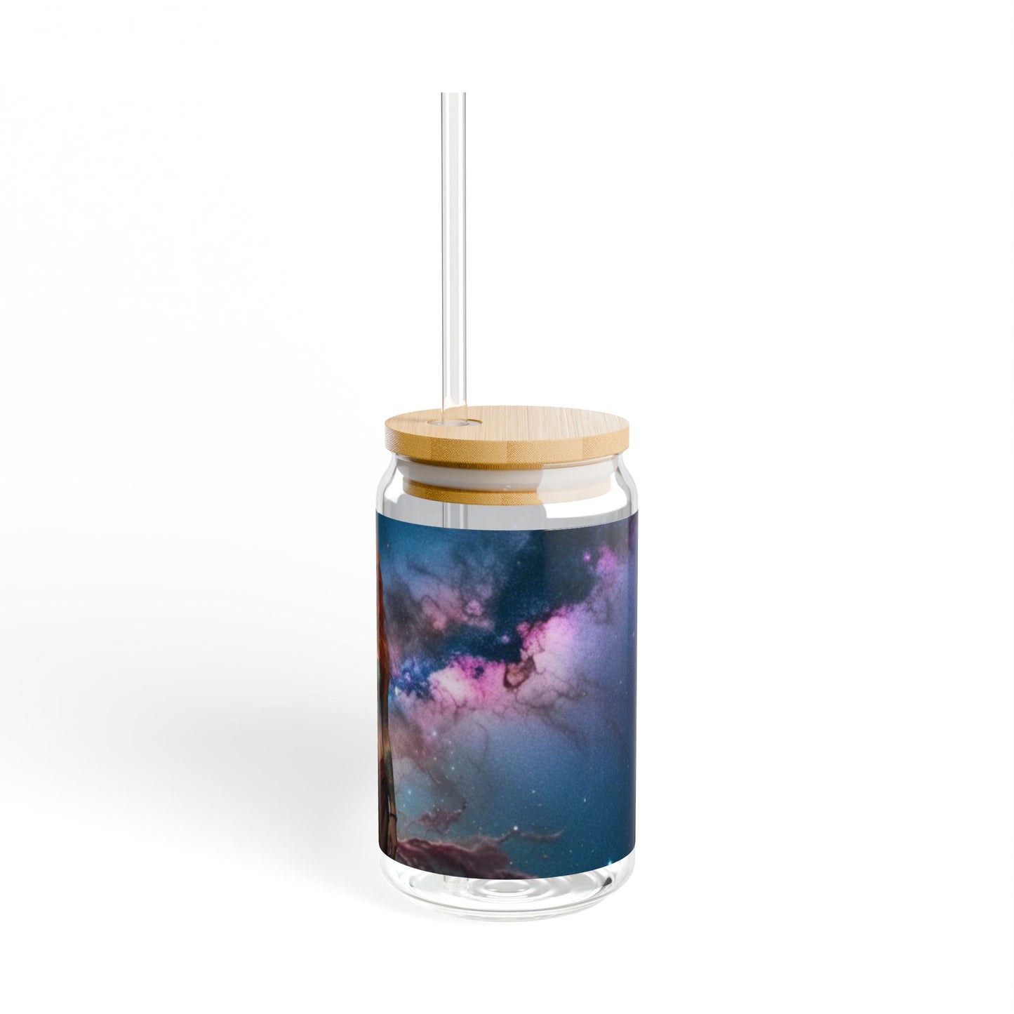 "Galaxy Goddess" 16oz Glass Tumbler